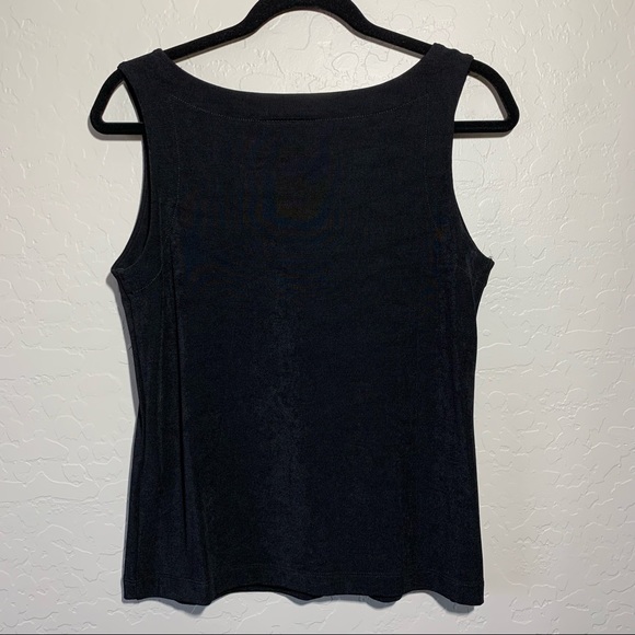 Chico’s Black Elastic Tank - Picture 3 of 3